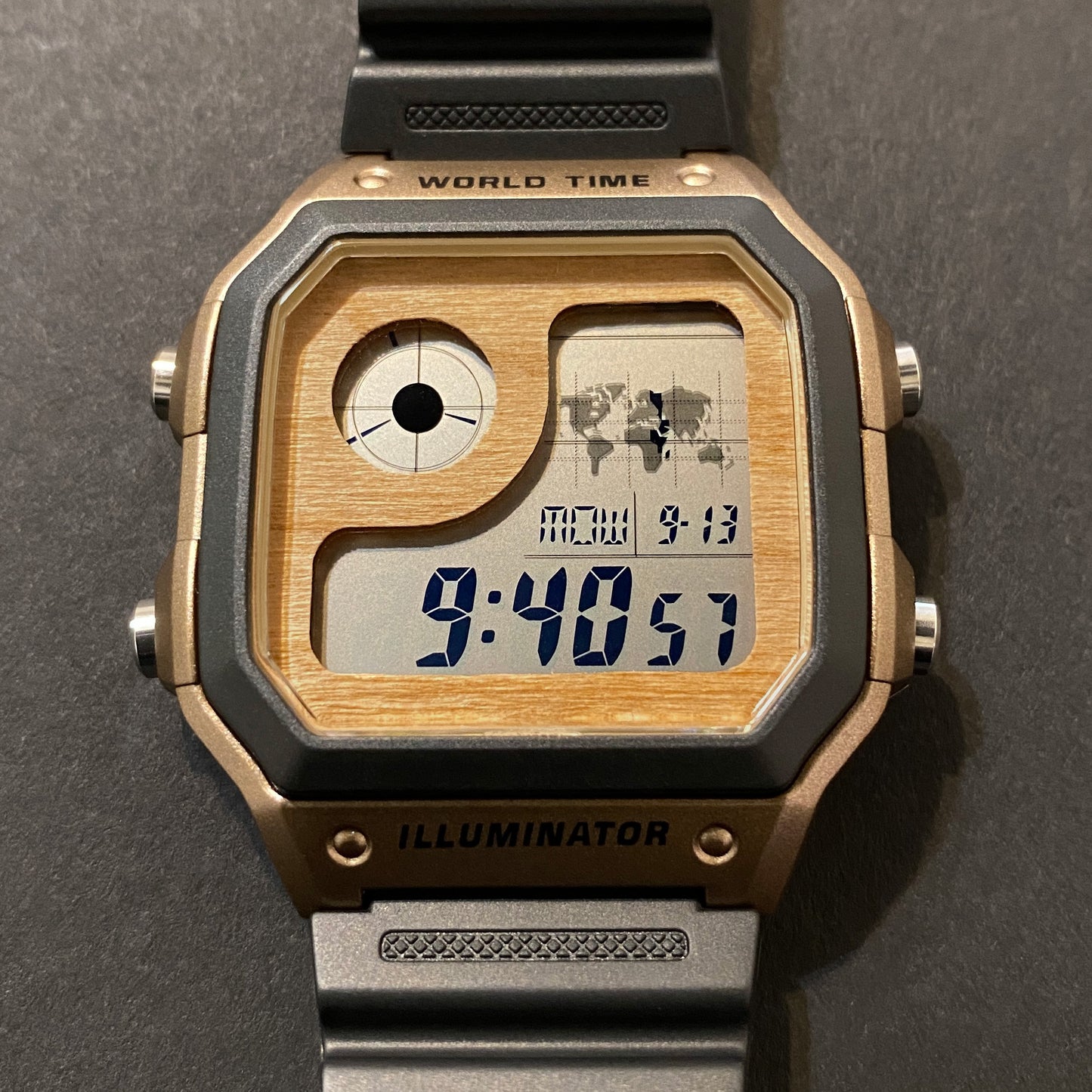 Custom Cherry Wood Casio AE1200