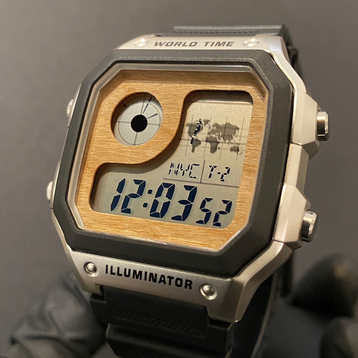 Custom Cherry Wood Casio AE1200