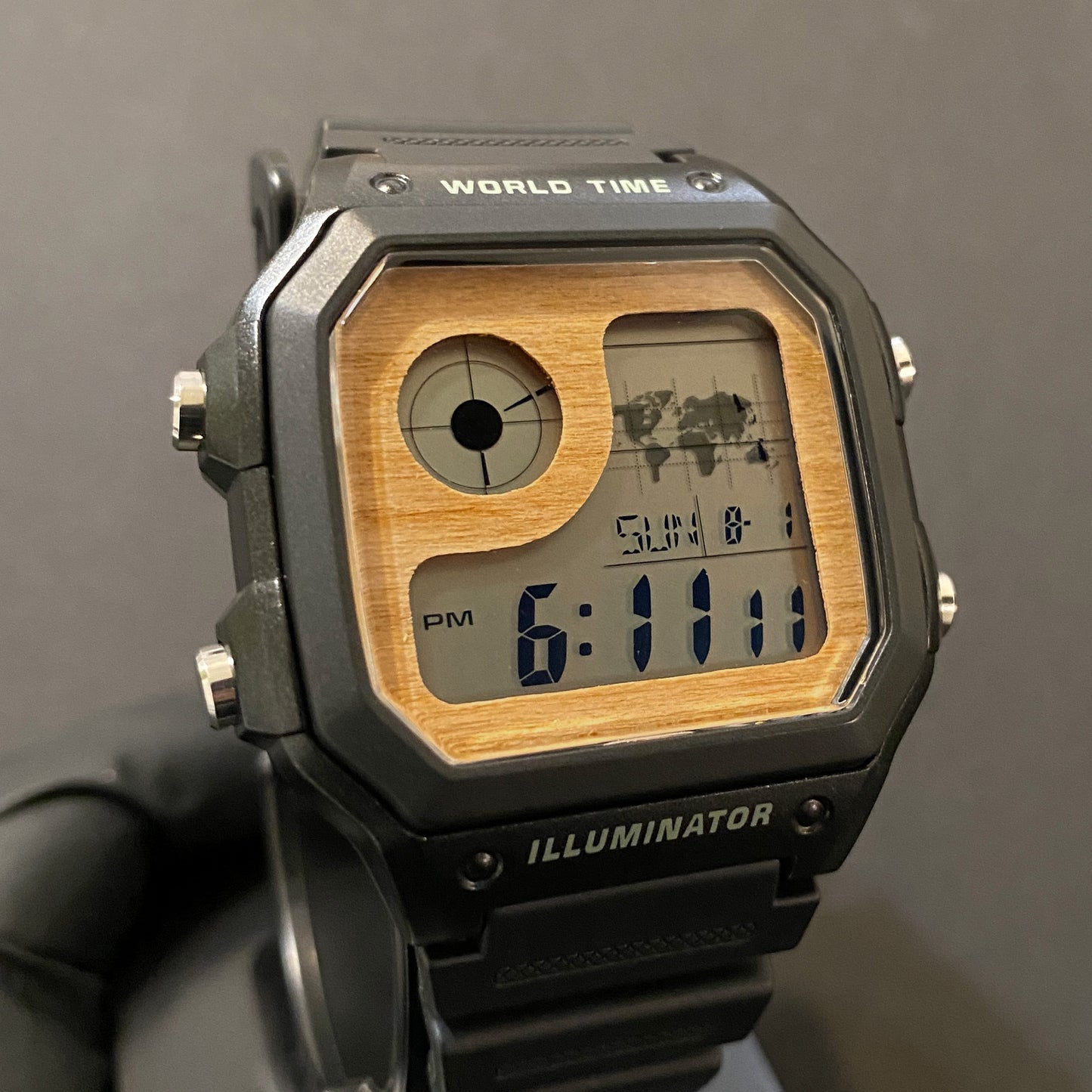 Custom Cherry Wood Casio AE1200