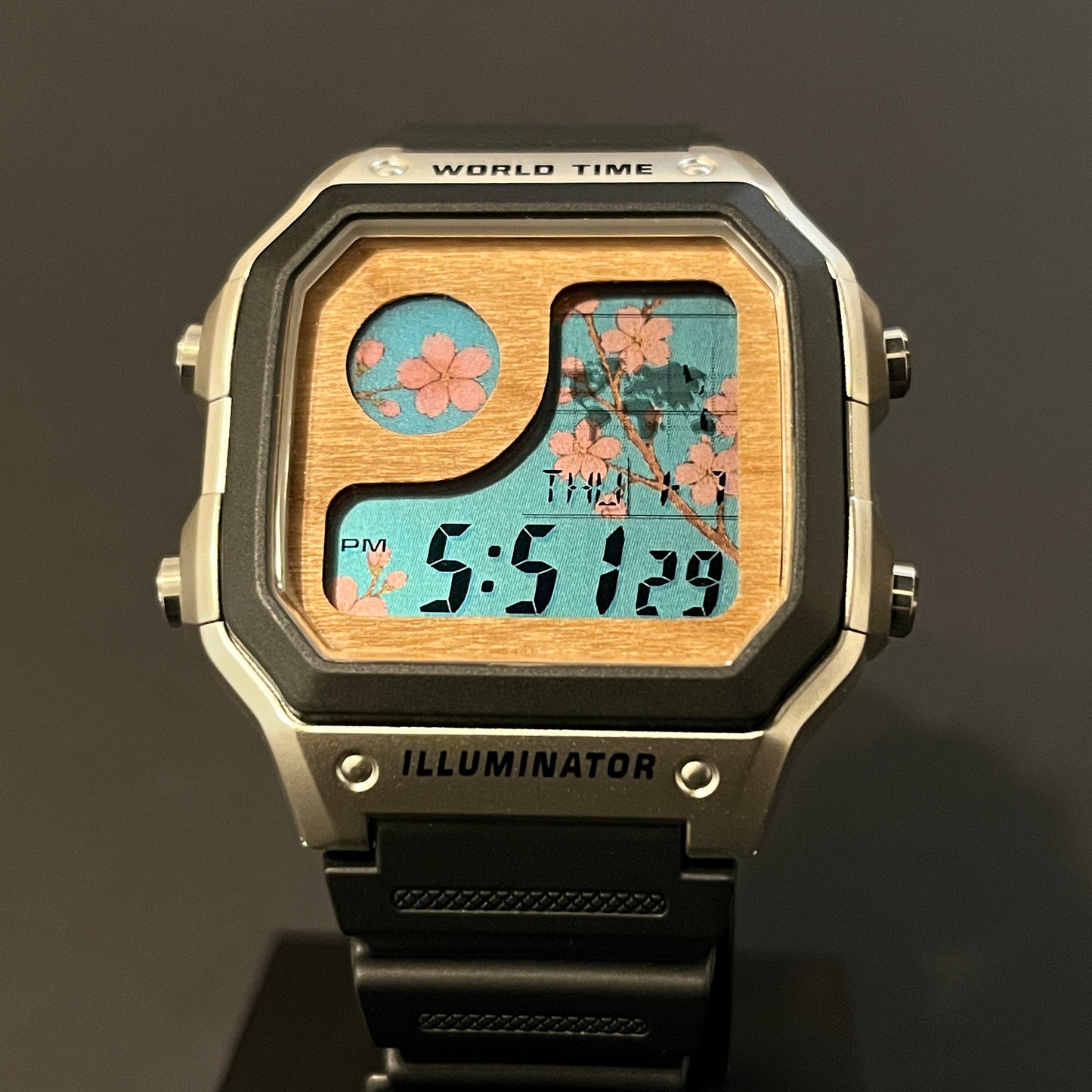 Cherry Blossom Casio AE1200 | Cherry Wood Dial Edition