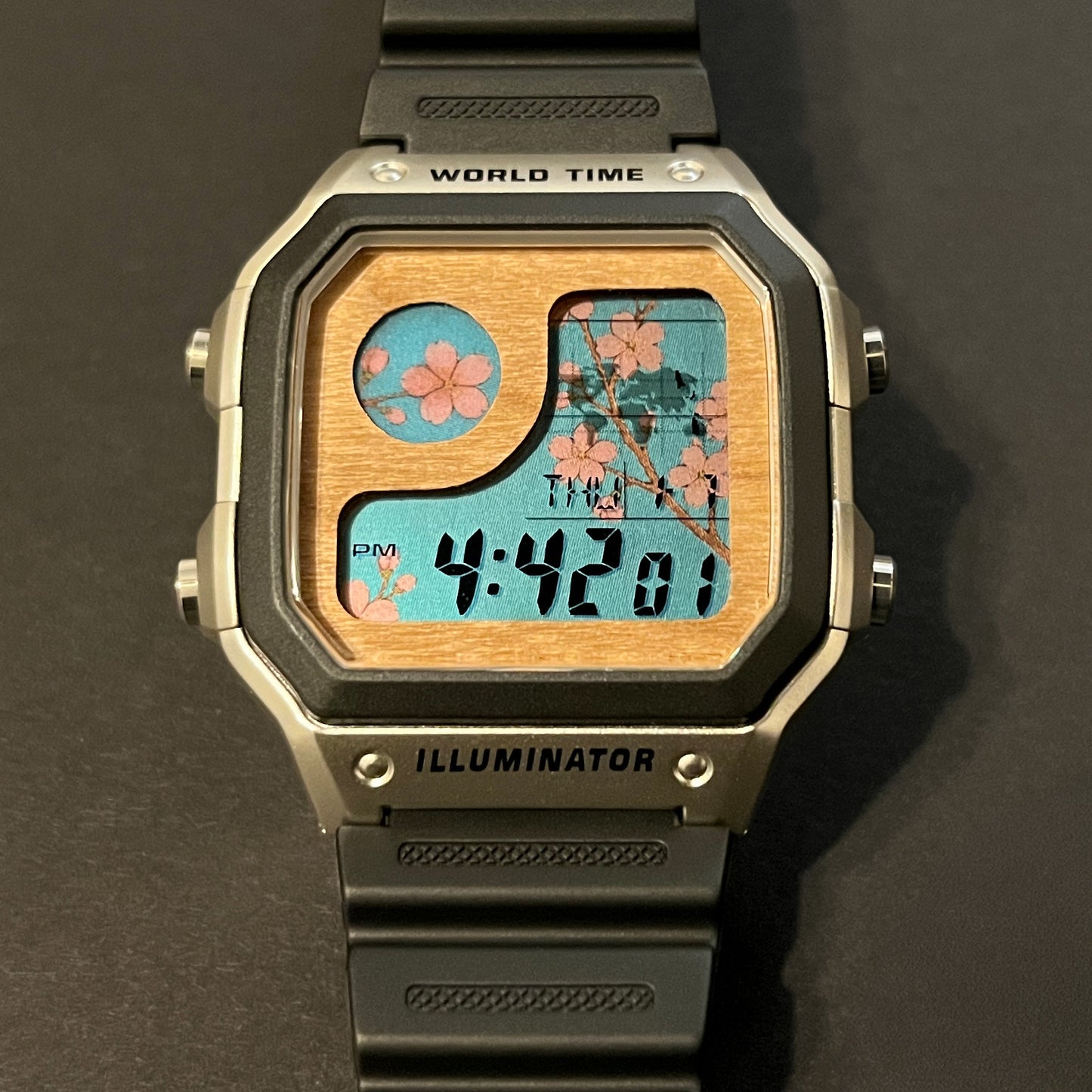 Cherry Blossom Casio AE1200 | Cherry Wood Dial Edition