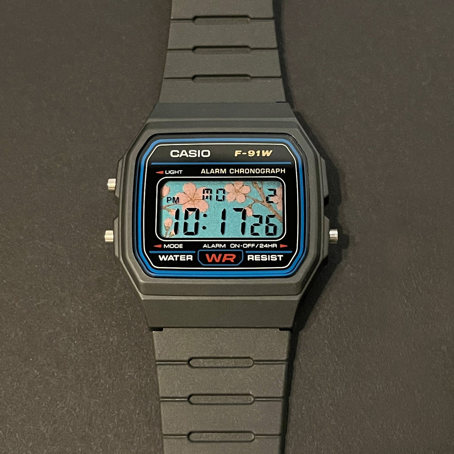 Cherry Blossom Casio F91W | Custom Sakura Edition