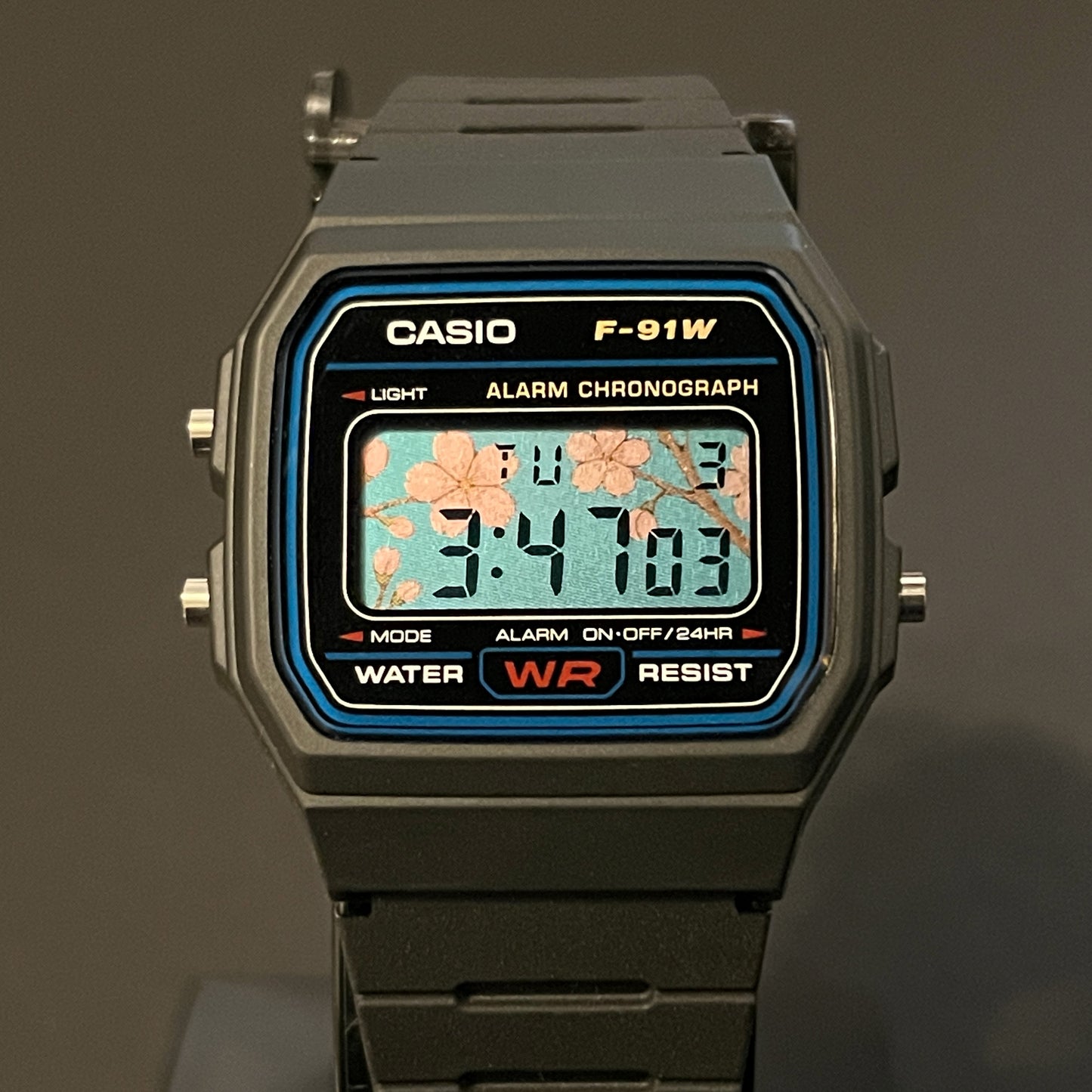 Cherry Blossom Casio F91W | Custom Sakura Edition